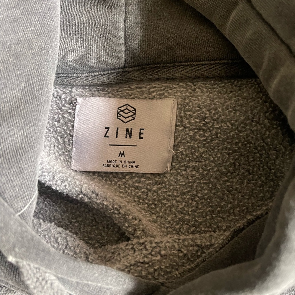 Zine Clothing Charcoal Hoodie - Picture 3 of 3